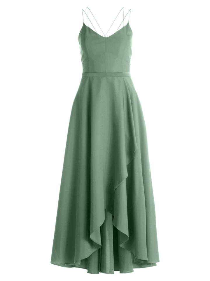 Vera Mont Вечернее платье с оборками, цвет «Туманный зеленый»
Vera Mont Вечернее платье с оборками, цвет «Туманный зеленый»