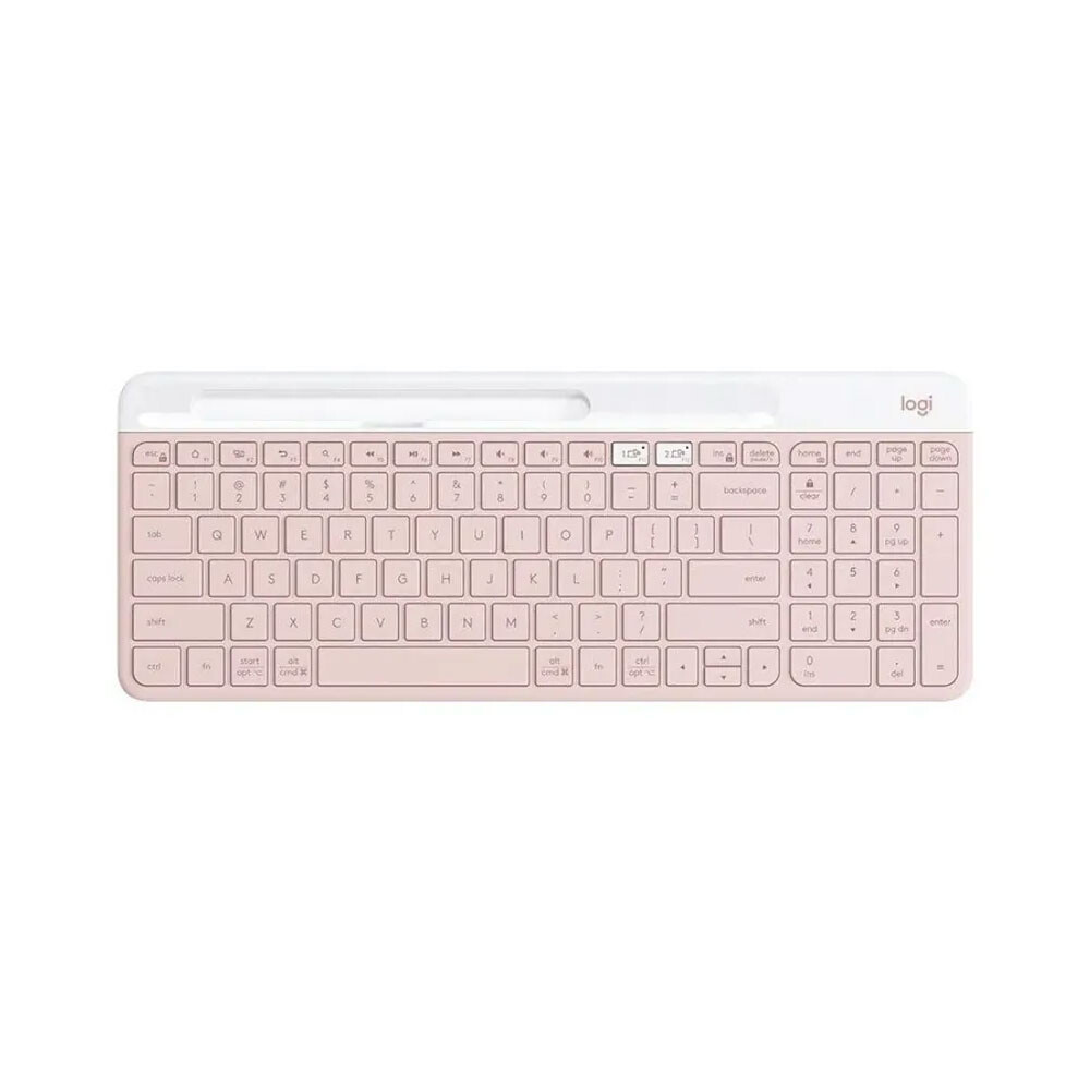 Клавиатура беспроводная Logitech K580, с подставкой, английская раскладка, розовый
Клавиатура беспроводная Logitech K580, с подставкой, английская раскладка, розовый
