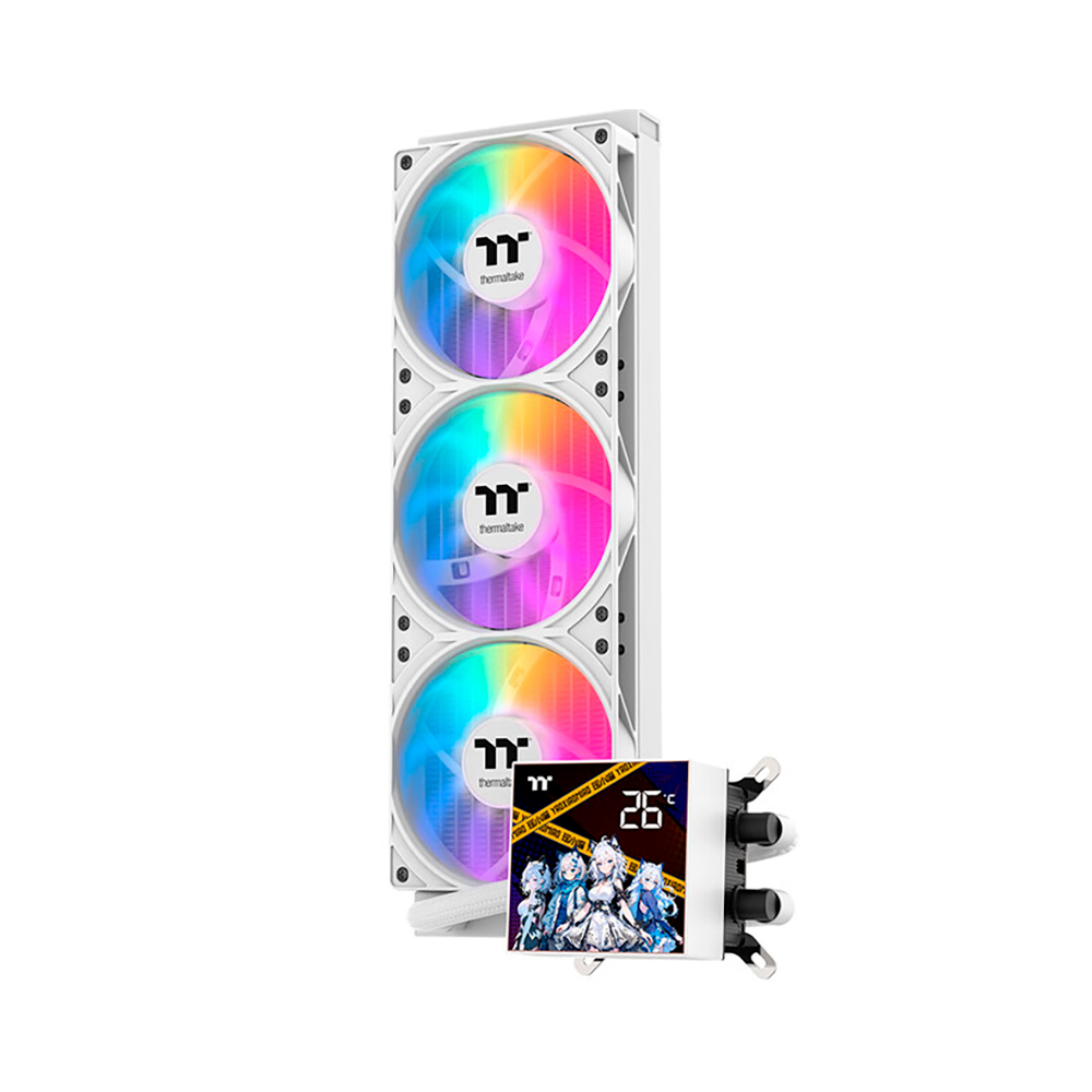 Система водяного охлаждения Thermaltake Steel Shadow Frost 360, белый 
Система водяного охлаждения Thermaltake Steel Shadow Frost 360, белый