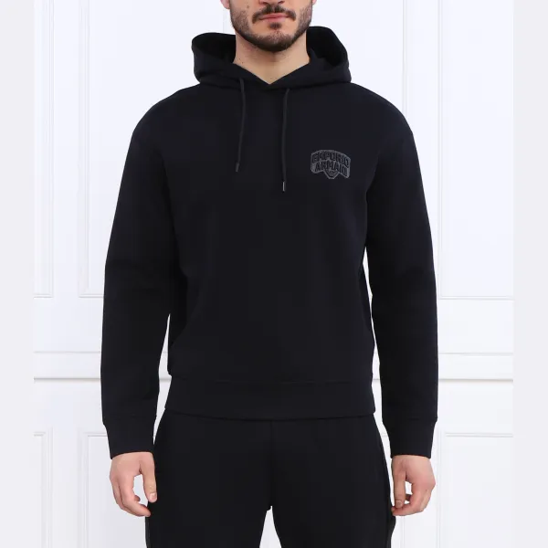 Удлиненная толстовка приталенного кроя Emporio Armani, синий
Удлиненная толстовка приталенного кроя Emporio Armani, синий