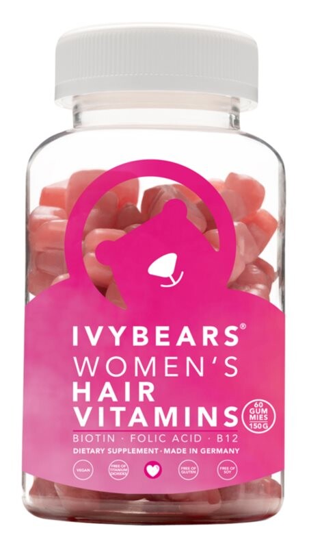 Биологически активная добавка для здоровых и красивых волос Ivy Bears WOMAN´S HAIR VITAMINS
Биологически активная добавка для здоровых и красивых волос Ivy Bears WOMAN´S HAIR VITAMINS