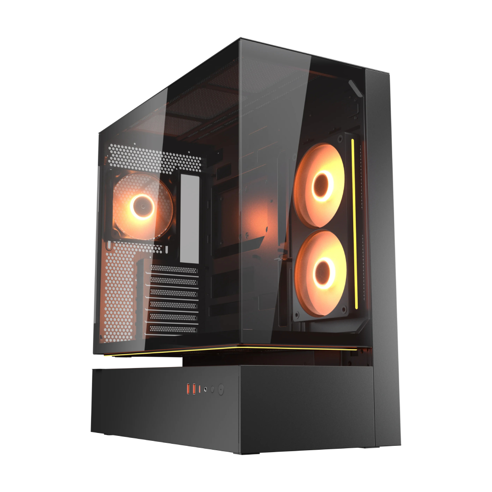 Корпус Cougar CFV235, Mid Tower, черный
Корпус Cougar CFV235, Mid Tower, черный