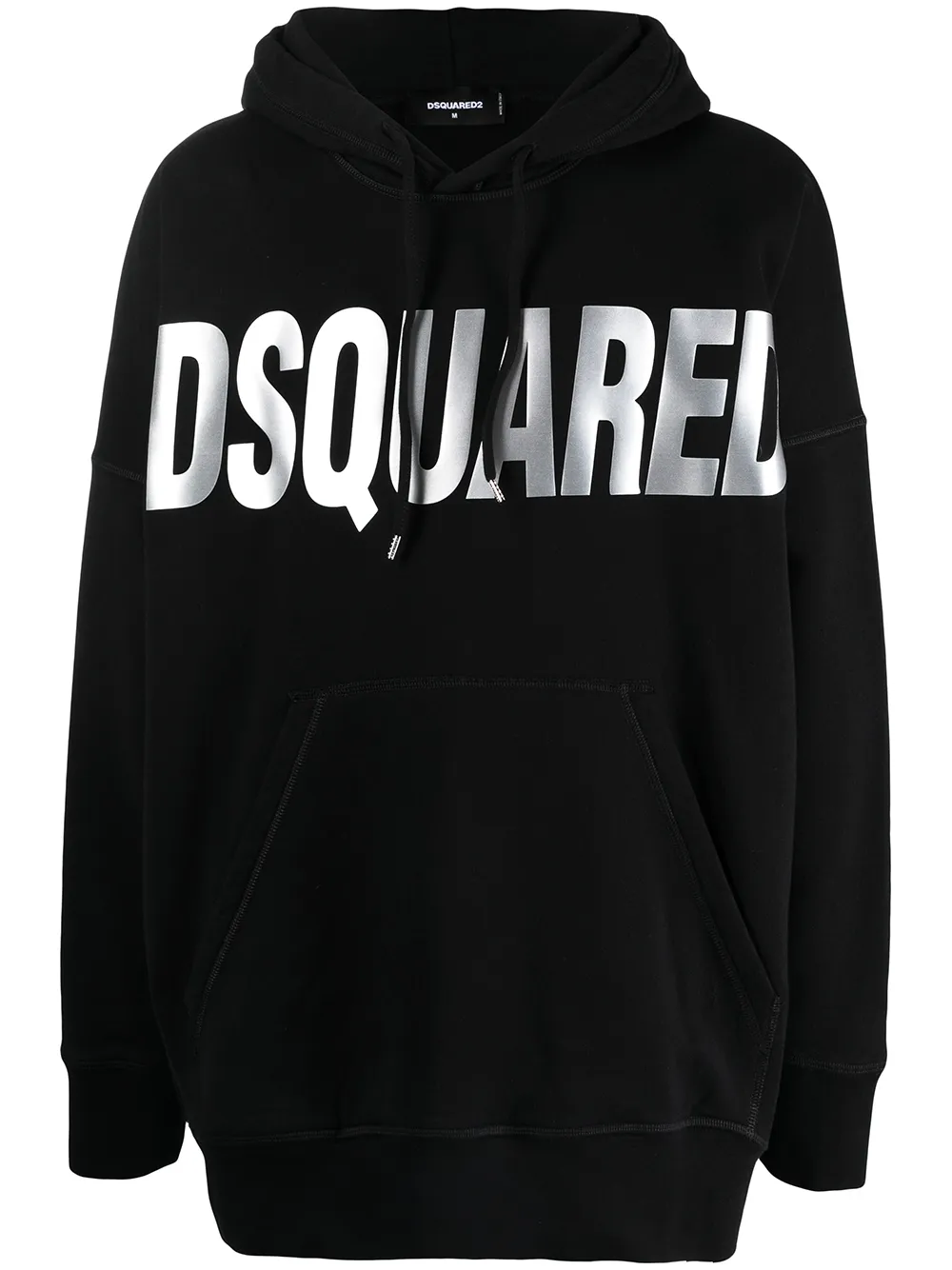 Худи с логотипом DSQUARED2, черный 
Худи с логотипом DSQUARED2, черный