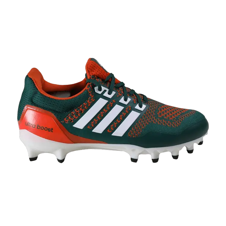 Бутсы adidas UltraBoost Cleat 'Miami Hurricanes' PE, зеленый
Бутсы adidas UltraBoost Cleat 'Miami Hurricanes' PE, зеленый