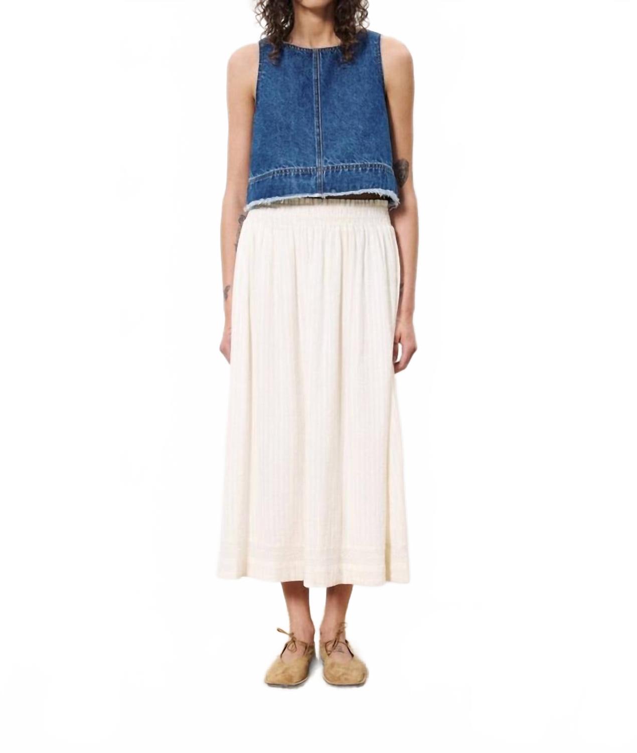 Кремовая миди-юбка Akane FRNCH
Кремовая миди-юбка Akane FRNCH