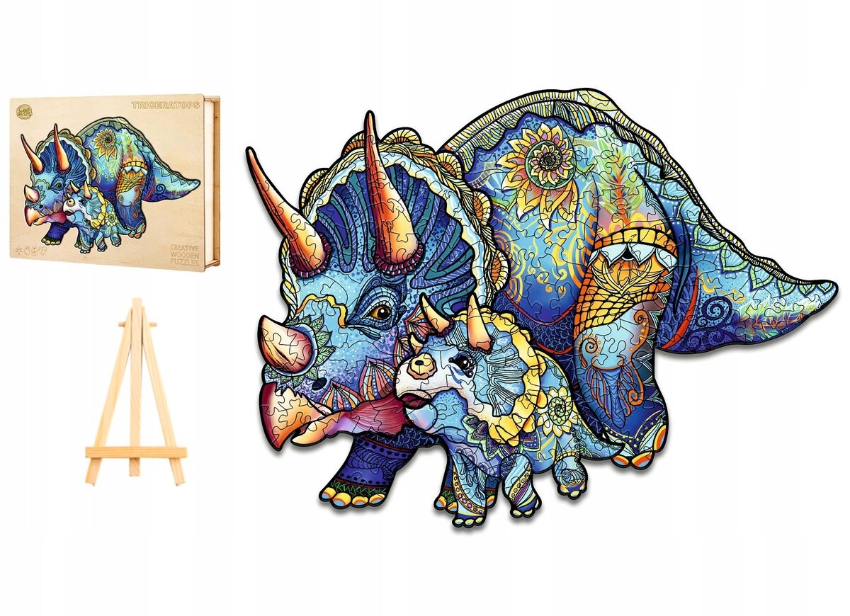 Большой Деревянный Пазл 289 Деталей Деревянная Коробка Динозавра Трицератопа Pasjo24
Большой Деревянный Пазл 289 Деталей Деревянная Коробка Динозавра Трицератопа Pasjo24