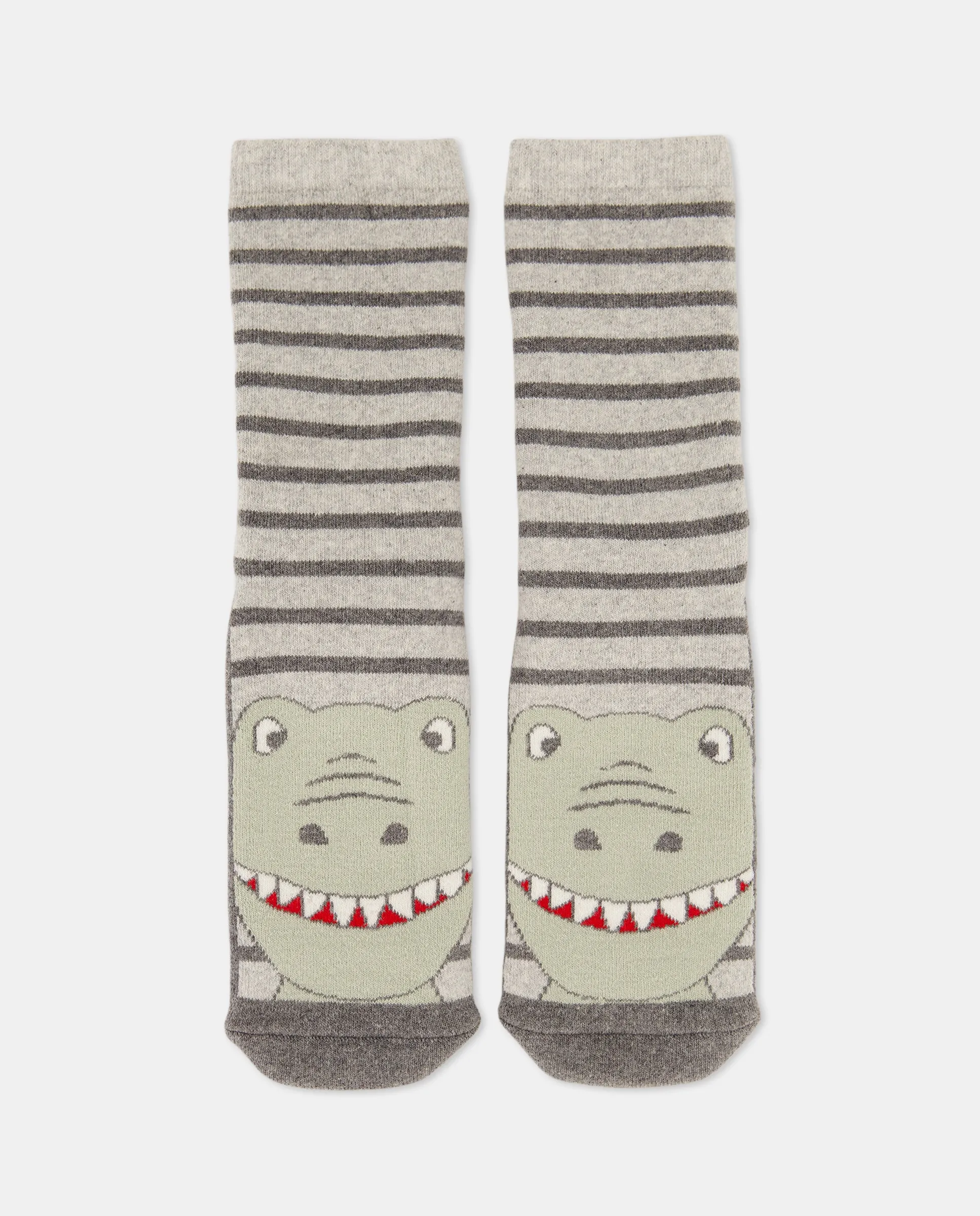 Детские носки с противоскользящим принтом фэнтези Cotton Juice, серый
Детские носки с противоскользящим принтом фэнтези Cotton Juice, серый