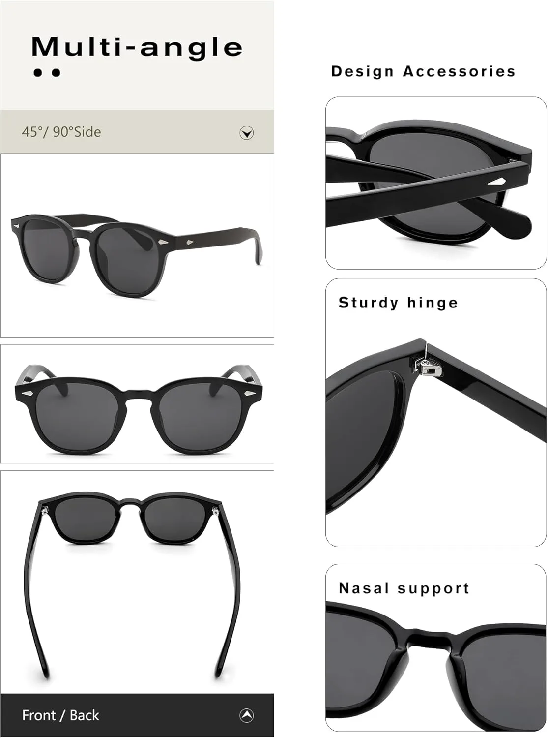 Солнцезащитные очки Pro Acme Vintage Retro круглые для женщин и мужчин, модные, с тонировкой, цветные, с защитой от УФ-излучения UV400, 55 мм, Black / Grey
Солнцезащитные очки Pro Acme Vintage Retro круглые для женщин и мужчин, модные, с тонировкой, цветные, с защитой от УФ-излучения UV400, 55 мм, Black / Grey