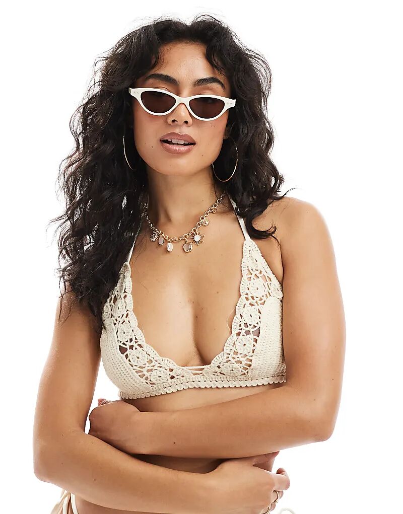 Треугольный бикини-топ с крючком ASOS DESIGN Rachael бежевого цвета
Треугольный бикини-топ с крючком ASOS DESIGN Rachael бежевого цвета