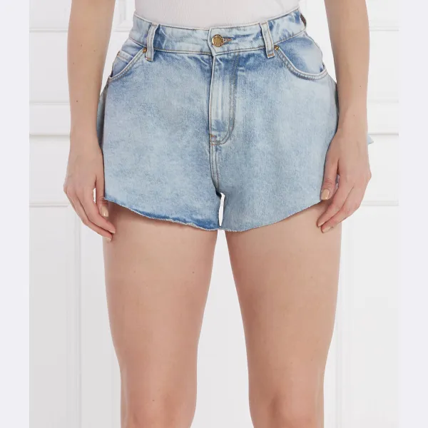 Джинсовые шорты спокойного и комфортного кроя Pinko, синий
Джинсовые шорты спокойного и комфортного кроя Pinko, синий