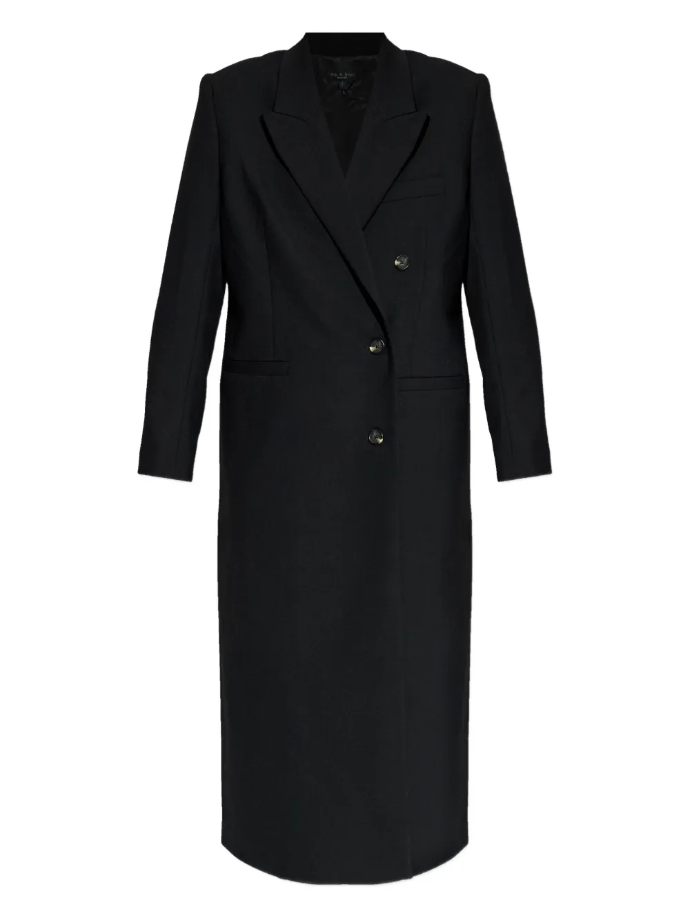 Двубортное пальто Rag & Bone, черный
Двубортное пальто Rag & Bone, черный