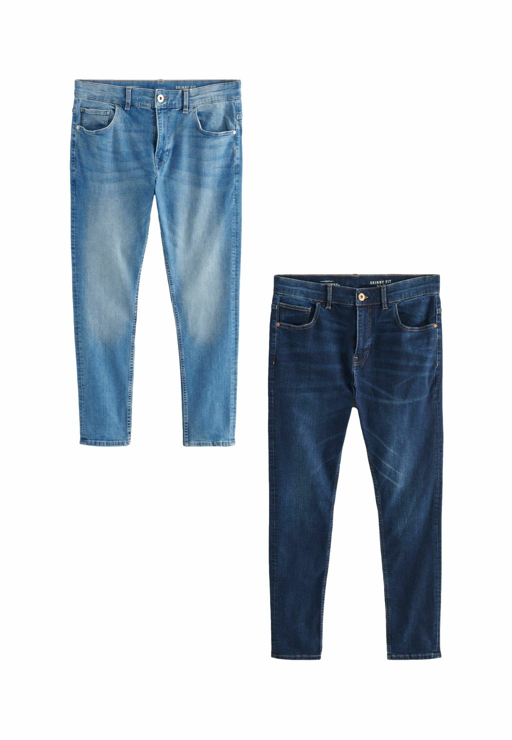 Джинсы облегающего кроя 2 PACK Next, синий 
Джинсы облегающего кроя 2 PACK Next, синий