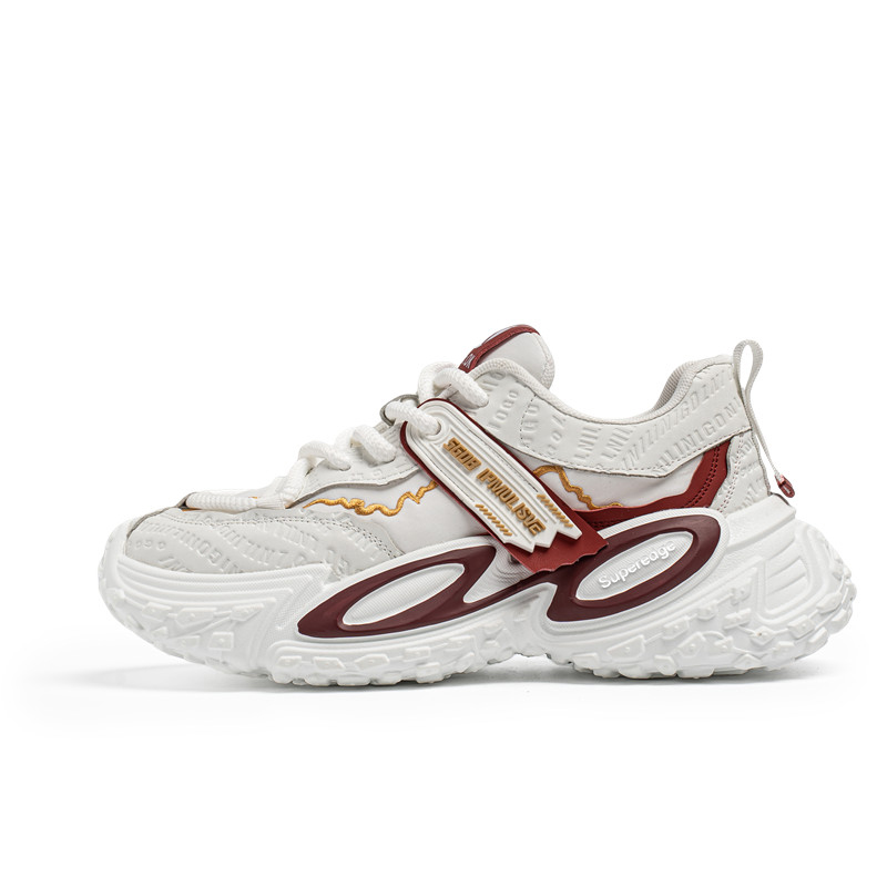 SUPEREDGE Скользоустойчивые амортизирующие массивные низкие кроссовки мужские бело-красные, цвет White Red
SUPEREDGE Скользоустойчивые амортизирующие массивные низкие кроссовки мужские бело-красные, цвет White Red
