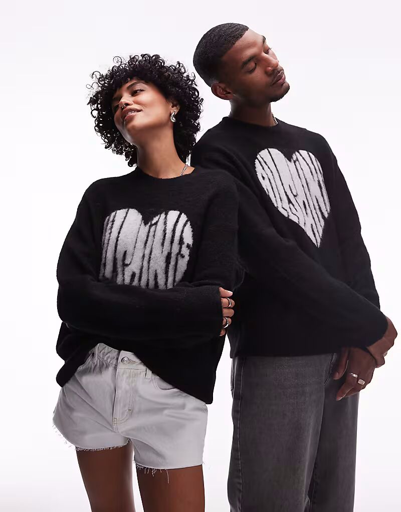 Унисекс-джемпер с логотипом в виде сердца AllSaints Bubble черного цвета
Унисекс-джемпер с логотипом в виде сердца AllSaints Bubble черного цвета