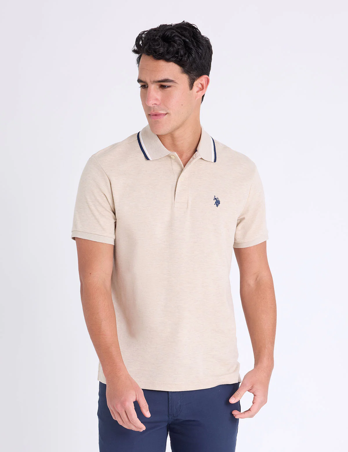 Футболка-поло U.S. Polo Assn Slim Fit Tipped Interlock, бежевый
Футболка-поло U.S. Polo Assn Slim Fit Tipped Interlock, бежевый