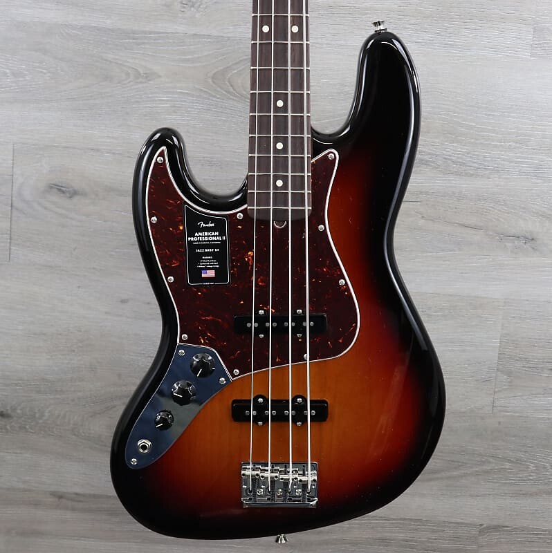 Гитара Fender American Professional II Jazz Bass для левшей с накладкой из палисандра
Гитара Fender American Professional II Jazz Bass для левшей с накладкой из палисандра