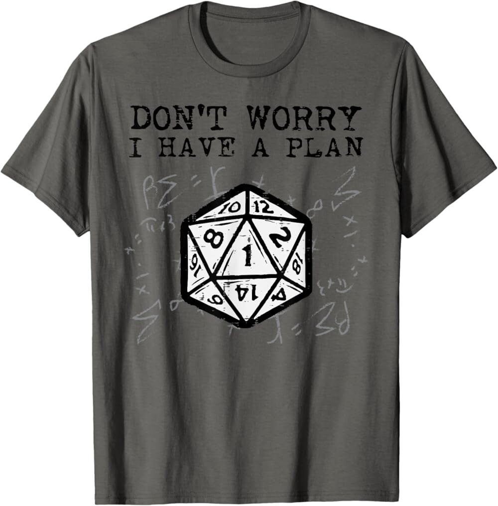 Мужская футболка RPG Gamer Dont Worry I Have Plan, серый
Мужская футболка RPG Gamer Dont Worry I Have Plan, серый