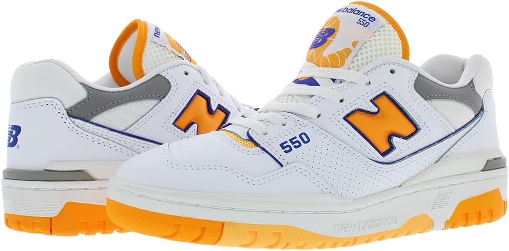 Кроссовки New Balance 550 мужские, White/Orange-White
Кроссовки New Balance 550 мужские, White/Orange-White