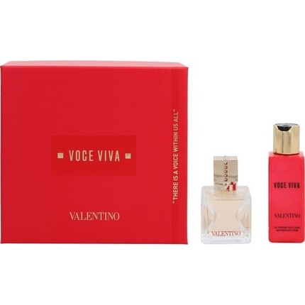 Valentino - Voce Viva - Подарочный набор - Парфюмерная вода 50 мл + Лосьон для тела 100 мл - Для женщин
Valentino - Voce Viva - Подарочный набор - Парфюмерная вода 50 мл + Лосьон для тела 100 мл - Для женщин