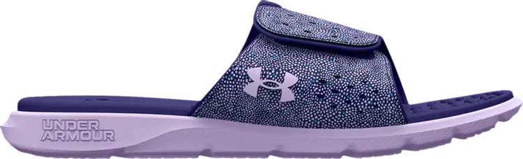 Сандалии Under Armour Ignite Pro Graphic Strap Slide GS Nebula Purple Dot Print, синий
Сандалии Under Armour Ignite Pro Graphic Strap Slide GS Nebula Purple Dot Print, синий