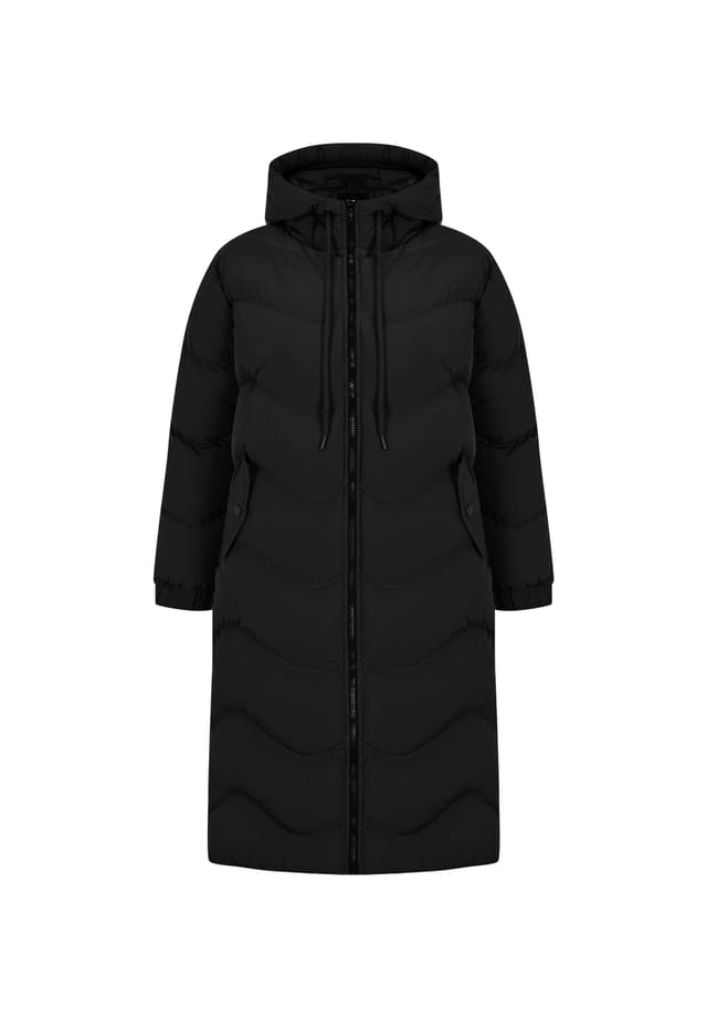 Стеганое пальто Елена с удлиненным кроем Freshlions, черный
Стеганое пальто Елена с удлиненным кроем Freshlions, черный