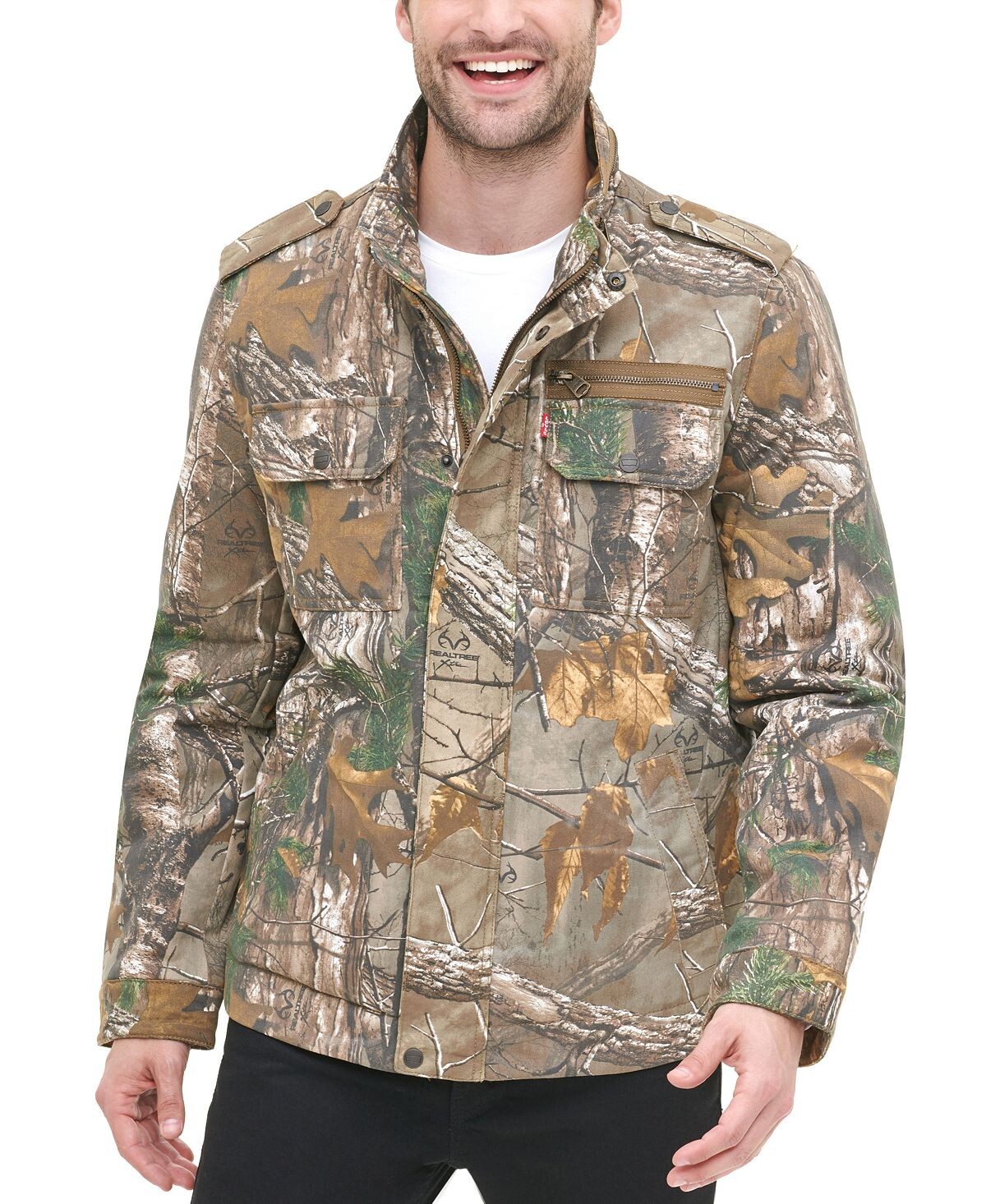 Мужская хлопковая куртка на молнии спереди Levi's, мульти
Мужская хлопковая куртка на молнии спереди Levi's, мульти