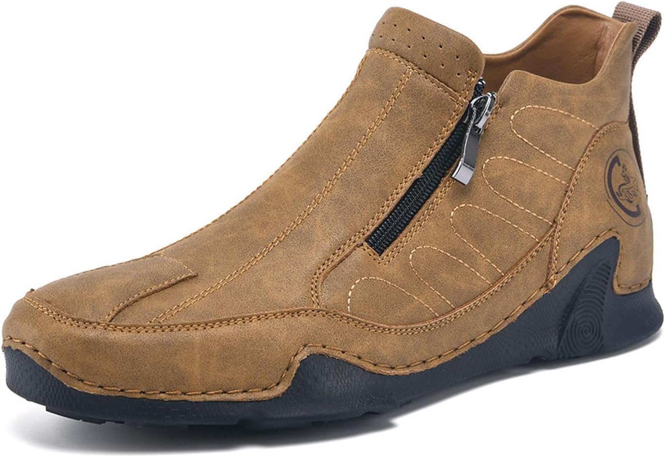 Мужские кожаные комфортные ботинки челси на шнуровке с низкой подошвой, наружные легкие нескользящие ботинки с боковой молнией, плоские обувь для вождения, прогулок и походов Xiaoguli, желтый
Мужские кожаные комфортные ботинки челси на шнуровке с низкой подошвой, наружные легкие нескользящие ботинки с боковой молнией, плоские обувь для вождения, прогулок и походов Xiaoguli, желтый