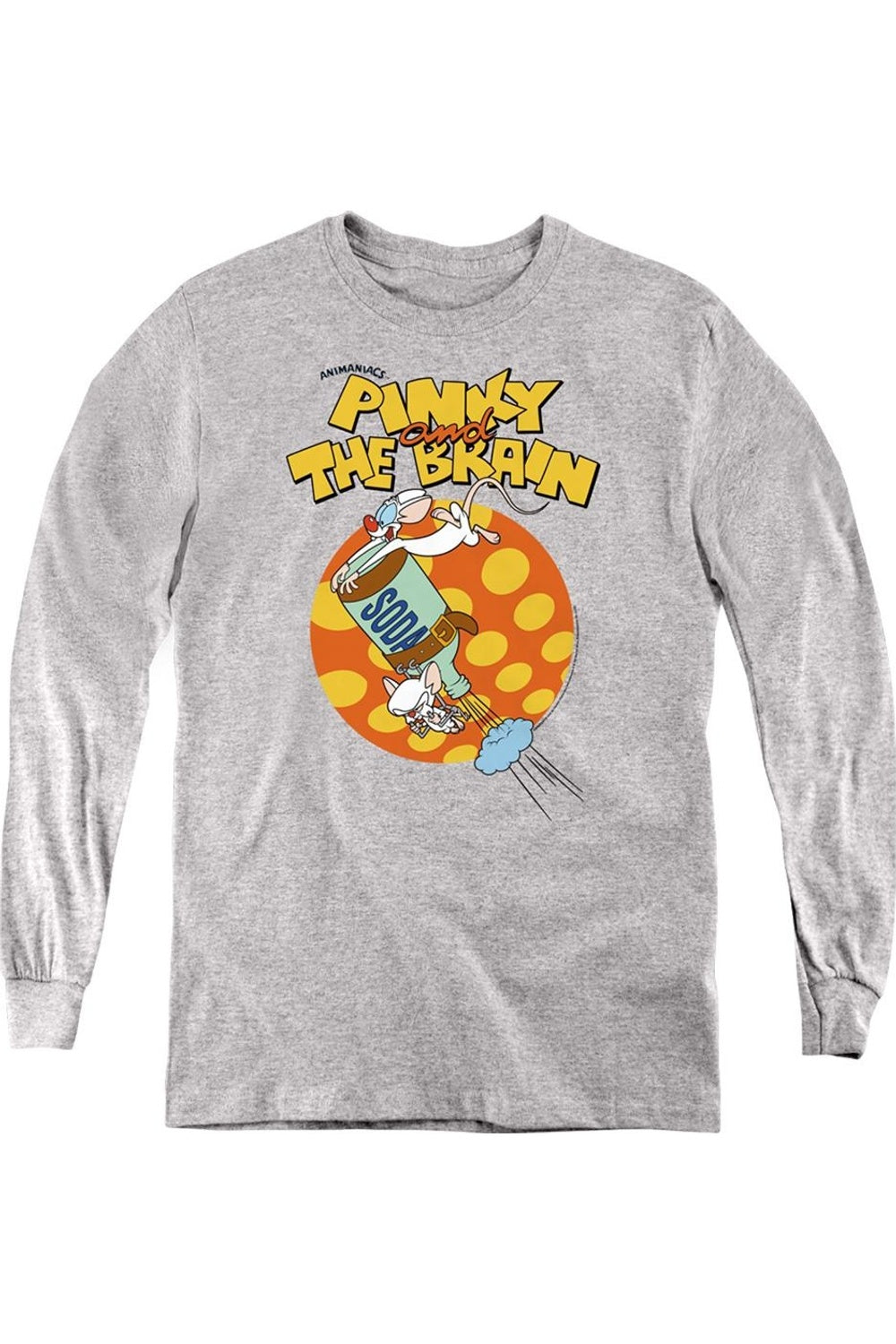 Футболка с длинным рукавом Pinky And The Brain Soda Youth Gildan
Футболка с длинным рукавом Pinky And The Brain Soda Youth Gildan