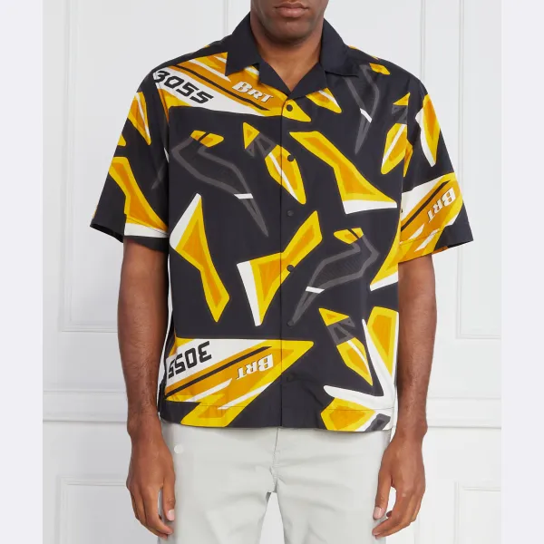 Рубашка свободного кроя Lapis_3 Boss, черный
Рубашка свободного кроя Lapis_3 Boss, черный