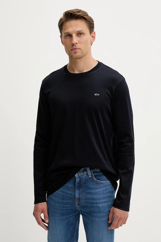 Лонгслив хлопковый трикотаж Paul&Shark, темно-синий
Лонгслив хлопковый трикотаж Paul&Shark, темно-синий