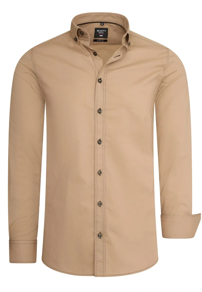 Рубашка Rusty Neal с длинными рукавами и тонкой контрастной строчкой, цвет Camelfarben
Рубашка Rusty Neal с длинными рукавами и тонкой контрастной строчкой, цвет Camelfarben