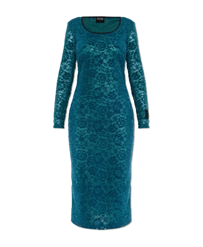Кружевное платье с длинными рукавами Versace Jeans Couture, синий
Кружевное платье с длинными рукавами Versace Jeans Couture, синий