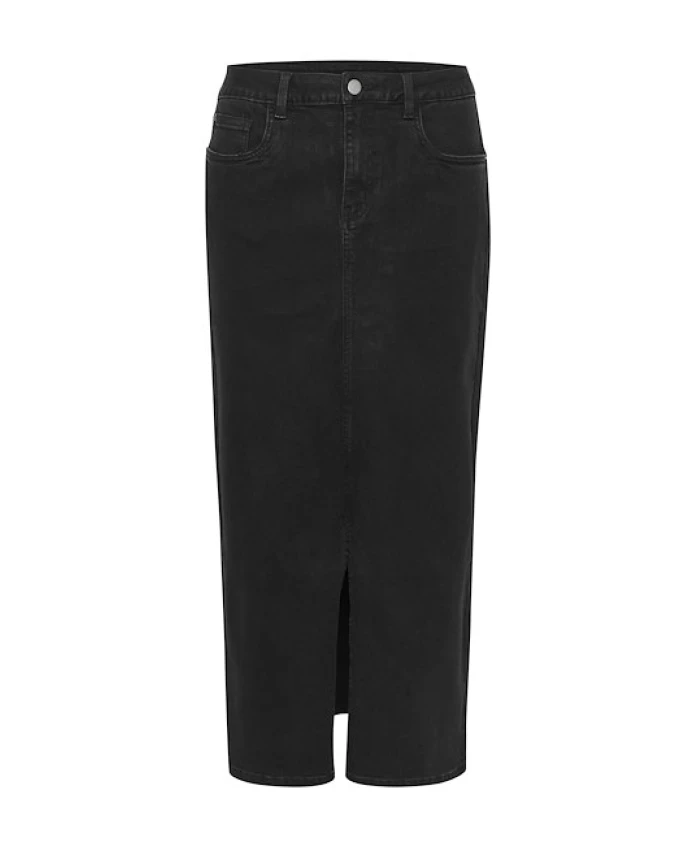 Джинсовая юбка R с разрезом Kaffe, черный
Джинсовая юбка R с разрезом Kaffe, черный