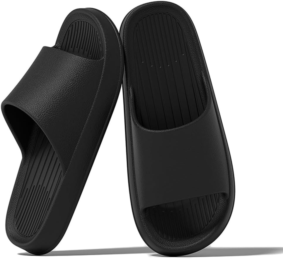 Унисекс шлепанцы Rojeam с противоскользящей подошвой, быстро сохнущие, для душа, дома, ванной, сада и бассейна, черный
Унисекс шлепанцы Rojeam с противоскользящей подошвой, быстро сохнущие, для душа, дома, ванной, сада и бассейна, черный