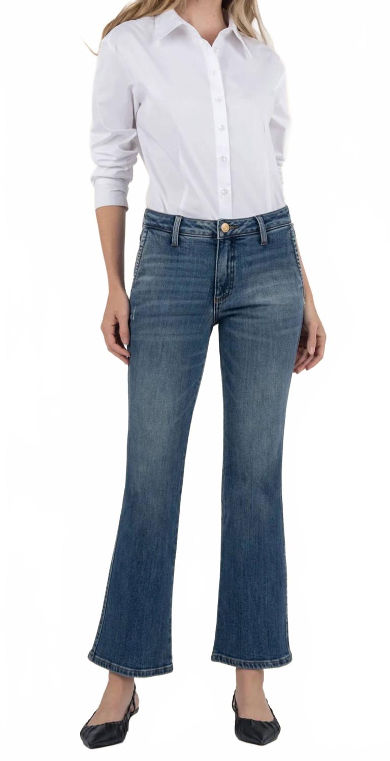 Джинсы-клеш Kelsey Ankle с разрезами и карманами в эффектном стиле KUT FROM THE KLOTH, Effectiveness
Джинсы-клеш Kelsey Ankle с разрезами и карманами в эффектном стиле KUT FROM THE KLOTH, Effectiveness