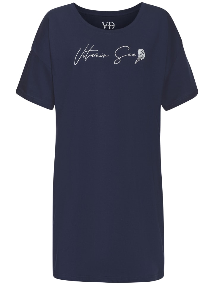 VIVANCE DREAMS Ночная рубашка темно-синего цвета
VIVANCE DREAMS Ночная рубашка темно-синего цвета