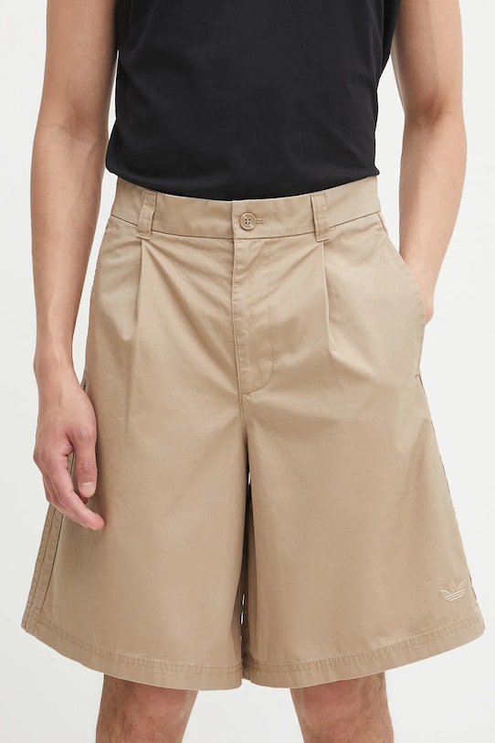 Хлопковые бермудские шорты Adidas Originals, бежевый
Хлопковые бермудские шорты Adidas Originals, бежевый