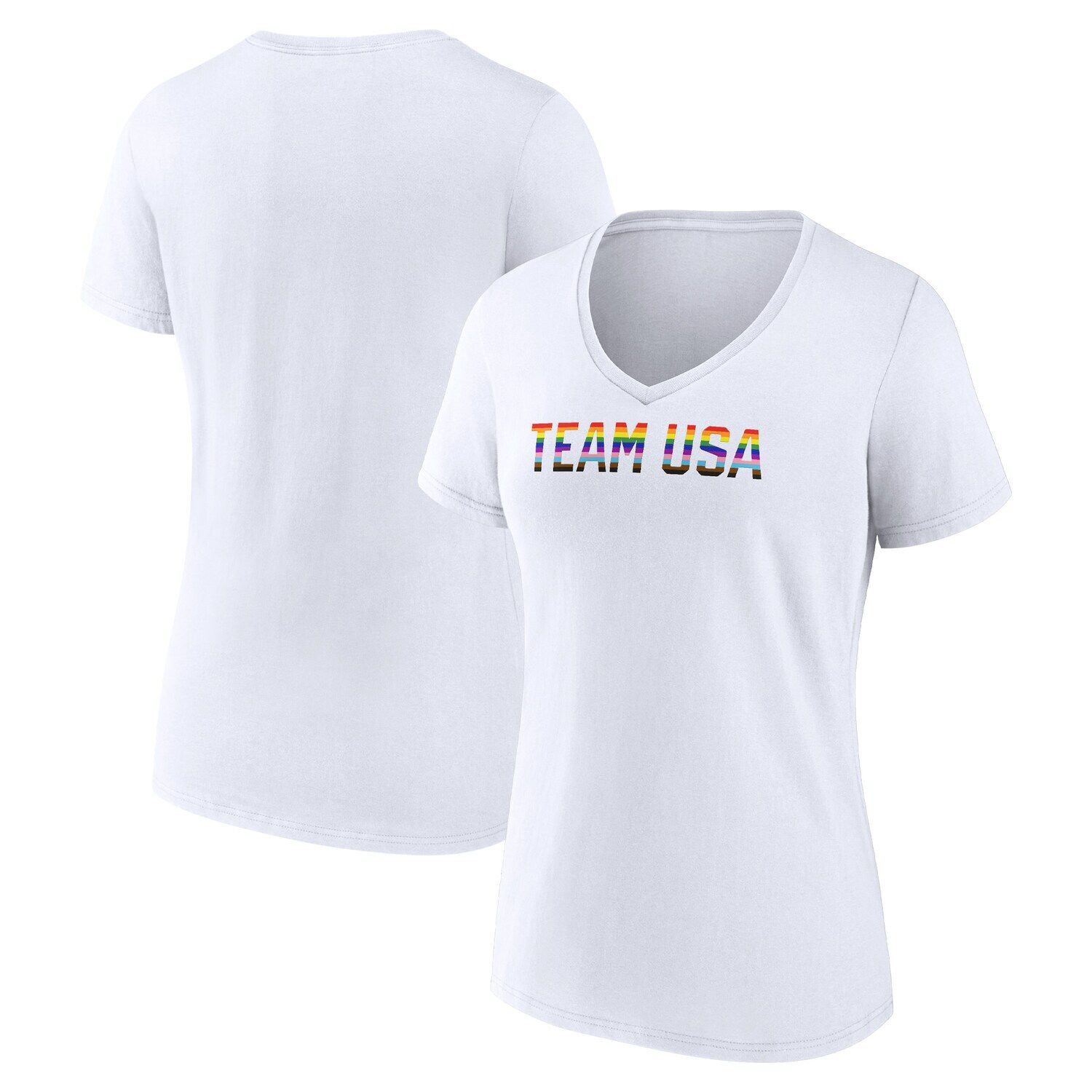 Женская белая футболка Fanatics в полоску с v-образным вырезом и логотипом Team USA Pride Fanatics, Белый, Женская белая футболка Fanatics в полоску с v-образным вырезом и логотипом Team USA Pride Fanatics
Женская белая футболка Fanatics в полоску с v-образным вырезом и логотипом Team USA Pride Fanatics, Белый, Женская белая футболка Fanatics в полоску с v-образным вырезом и логотипом Team USA Pride Fanatics