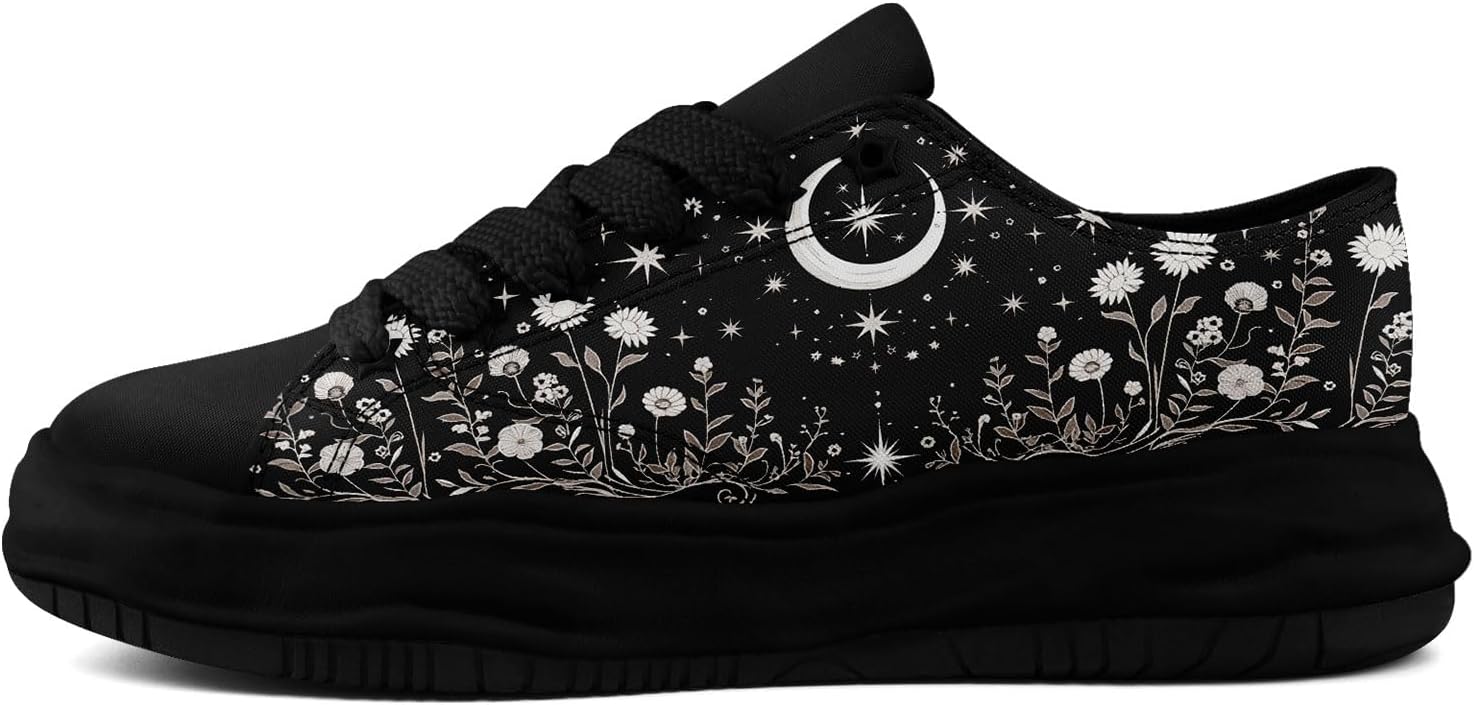 Кроссовки на холщовой основе AWSOLE для женщин и мужчин с принтом Луны, Солнца и Звезд, художественные низкие повседневные кроссовки, удобная легкая унисекс обувь, белый/черный/коричневый
Кроссовки на холщовой основе AWSOLE для женщин и мужчин с принтом Луны, Солнца и Звезд, художественные низкие повседневные кроссовки, удобная легкая унисекс обувь, белый/черный/коричневый