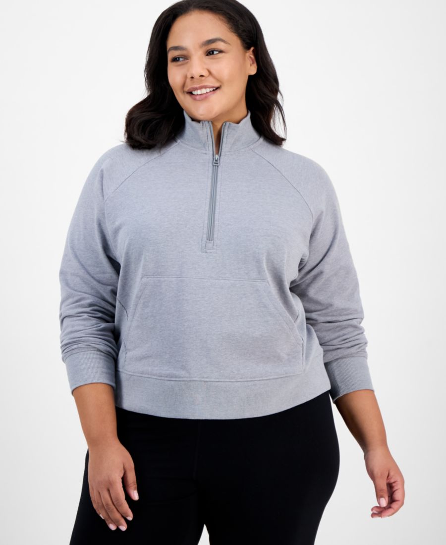 Флисовая блузка большого размера с застежкой-молнией до середины груди ID Ideology, Grey Smoke Heather
Флисовая блузка большого размера с застежкой-молнией до середины груди ID Ideology, Grey Smoke Heather