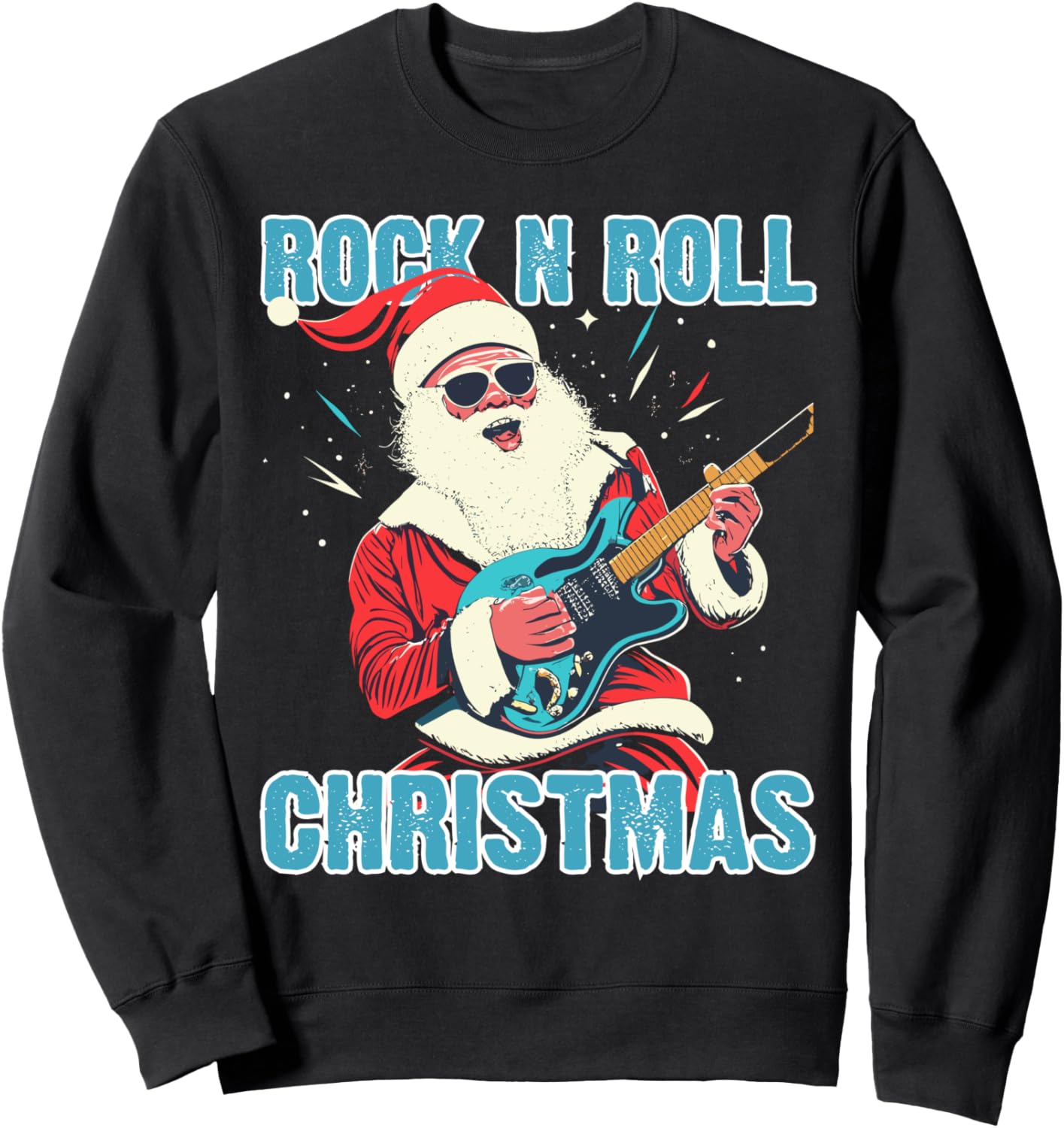 Рождественская толстовка с изображением Санта-Клауса в стиле рок-н-ролл и играющего на гитаре Rock N Roll Christmas Gifts, черный
Рождественская толстовка с изображением Санта-Клауса в стиле рок-н-ролл и играющего на гитаре Rock N Roll Christmas Gifts, черный
