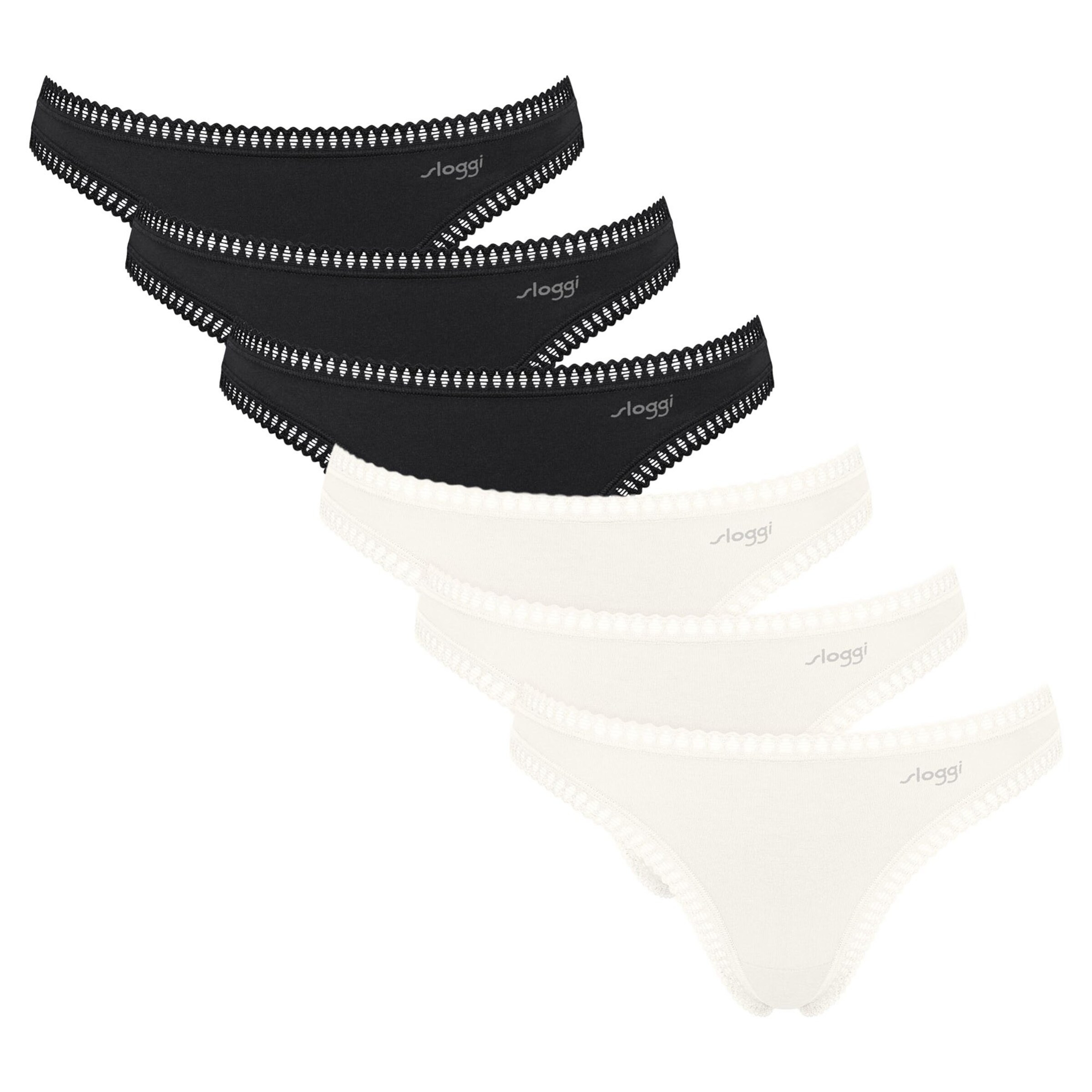SLOGGI Стринги черные, белые
SLOGGI Стринги черные, белые