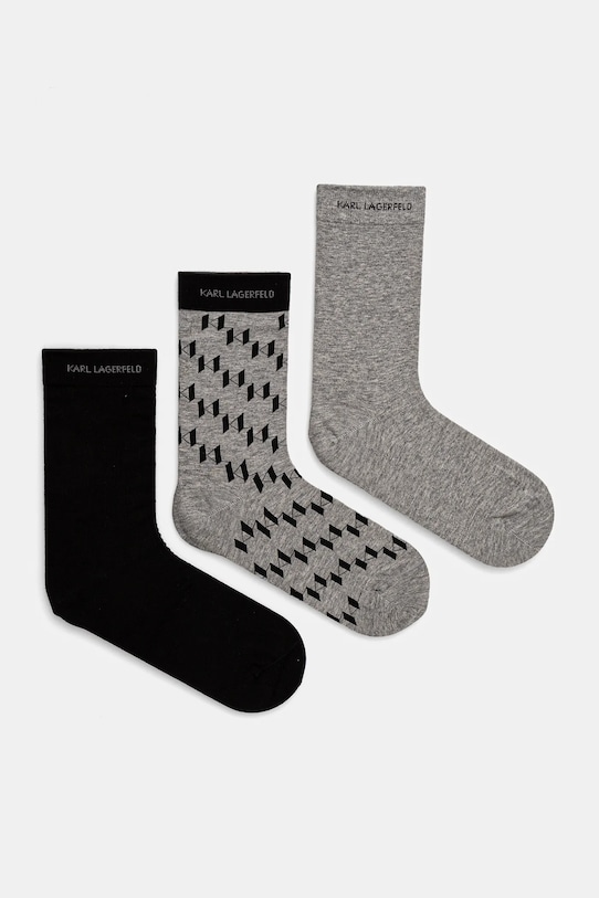Носки 3 пары Karl Lagerfeld, серый
Носки 3 пары Karl Lagerfeld, серый