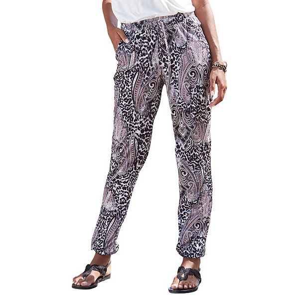 Женские брюки с присборенным эластичным низом Lascana, Brown Printed
Женские брюки с присборенным эластичным низом Lascana, Brown Printed