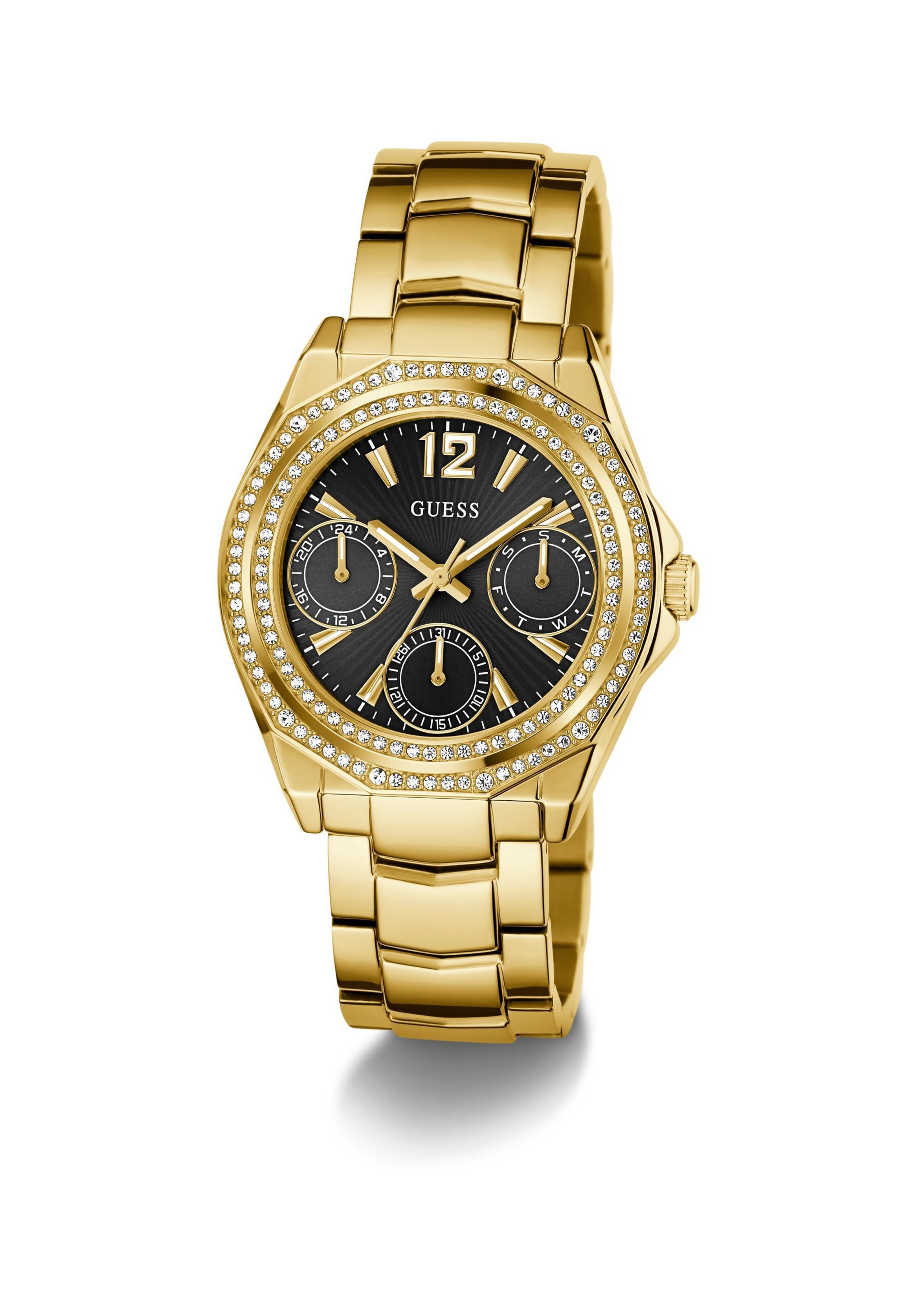 GUESS Золотые аналоговые часы 'RITZY'
GUESS Золотые аналоговые часы 'RITZY'