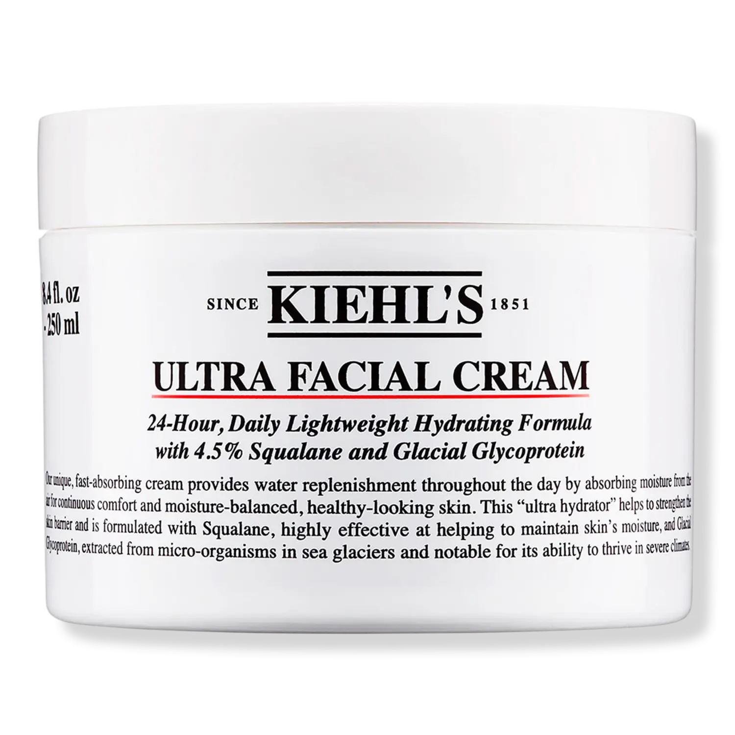 Ультра-крем для лица со скваланом Kiehl's Since 1851, 8.5 oz
Ультра-крем для лица со скваланом Kiehl's Since 1851, 8.5 oz