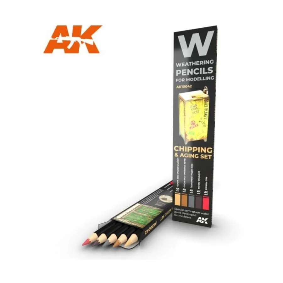 Набор для чипирования и старения, Weathering (AK-Interactive)
Набор для чипирования и старения, Weathering (AK-Interactive)