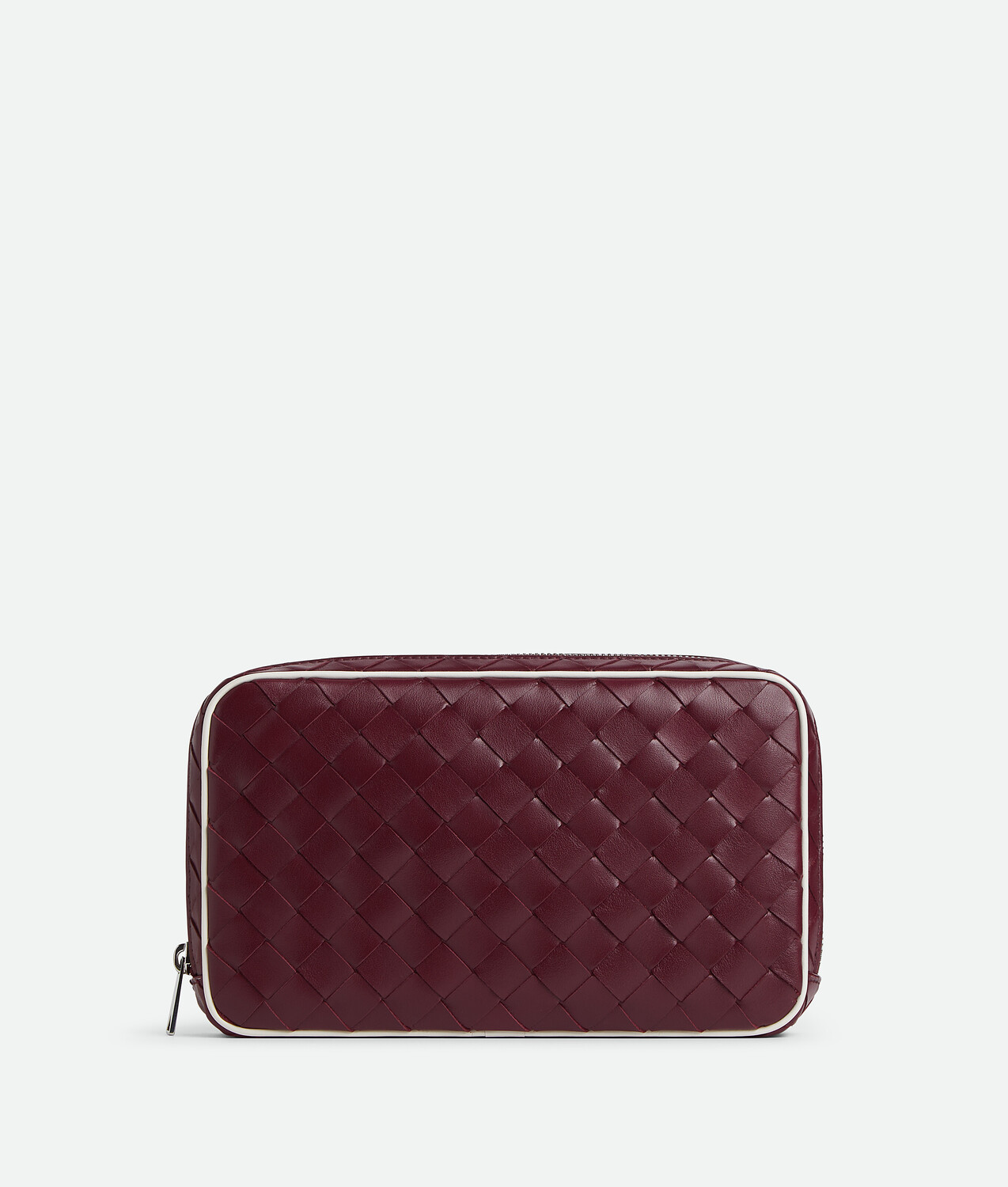 Intrecciato medium zipped pouch BOTTEGA VENETA, белый/бароло
Intrecciato medium zipped pouch BOTTEGA VENETA, белый/бароло