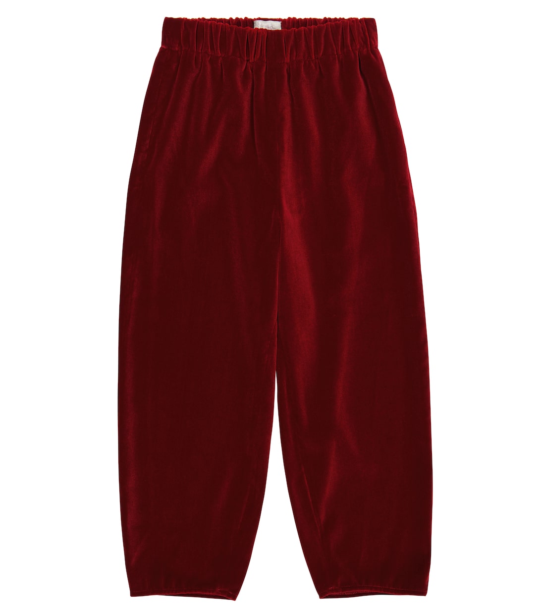 Бархатные брюки широкого кроя Il Gufo, бордовый
Бархатные брюки широкого кроя Il Gufo, бордовый