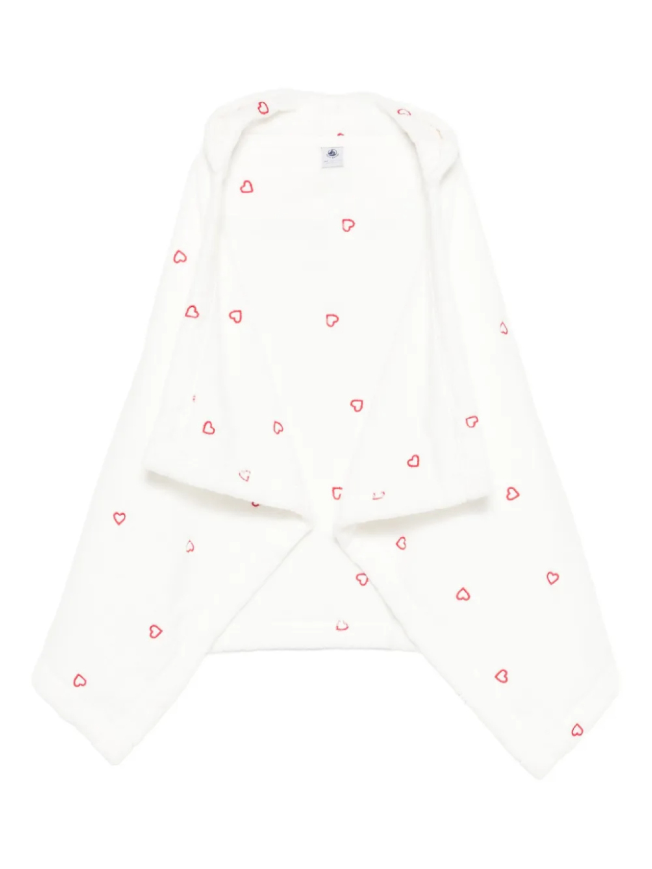 Petit Bateau халат с капюшоном и принтом в виде сердечек, нейтральный
Petit Bateau халат с капюшоном и принтом в виде сердечек, нейтральный